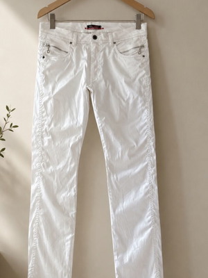 Exibit white pants size M like new, casual chino style