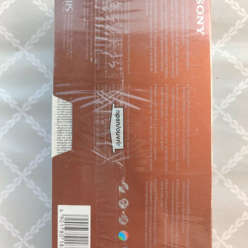 Sony V60 VHS video cassette sealed blank new