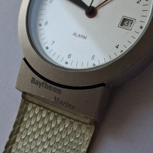 Raytheon Marine Quartz Alarm Watch like new, Japan, date function