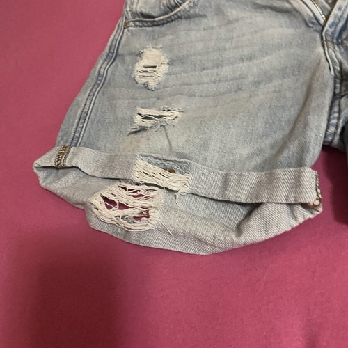 Funky Buddha shorts women's blue with rips like new, size S