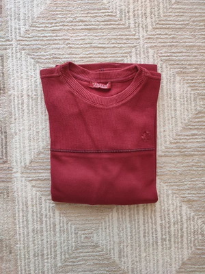 Version sweatshirt XL like new, deep burgundy with textured knit