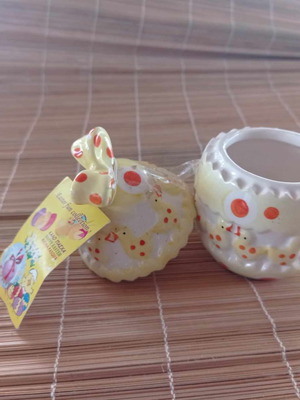 Porcelain Easter decorative egg new
