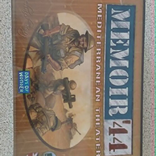 Memoir '44 Mediterranean Theater board game new with factory seal