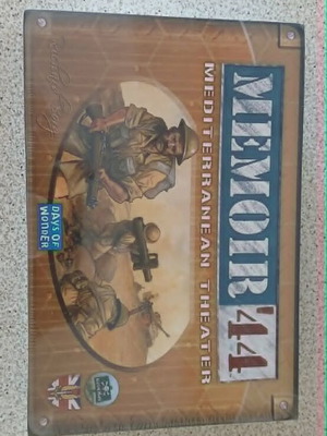 Memoir '44 Mediterranean Theater board game new with factory seal
