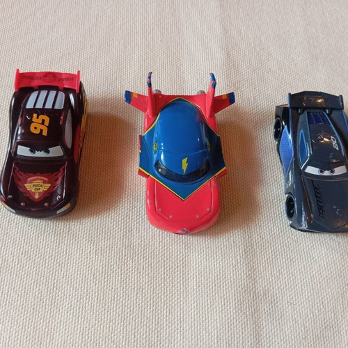 Collectible Cars Disney Mattel used, pack of 3