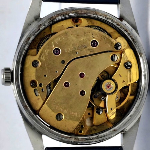 Favre Leuba King Sea watch used, orange dial, manual winding