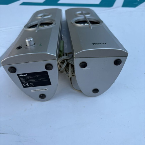 Trust SP-2450M computer speakers used, 2.0 stereo