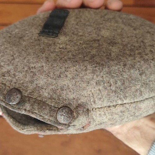 German aluminum canteen used, World War II