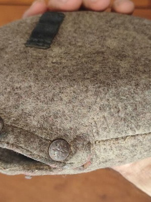 German aluminum canteen used, World War II