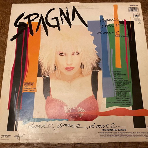Spagna Dance, Dance, Dance 12" maxi single used, pop