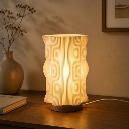 Luma Flow Lamp modern wavy ambient table lamp new