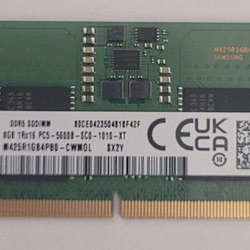 Ram 8GB (1 x 8GB) DDR5 5600 SODIMM for Laptop like new