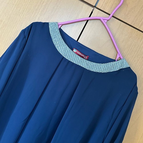 Women's formal dress new, large size 48/50, blue