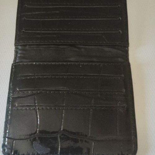 Wallets for cards like new, set of 2, black