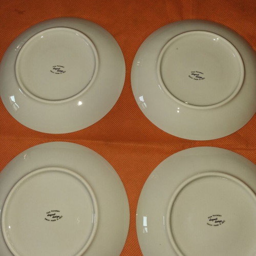 Elegant Design fine porcelain saucer set of 4, 15cm