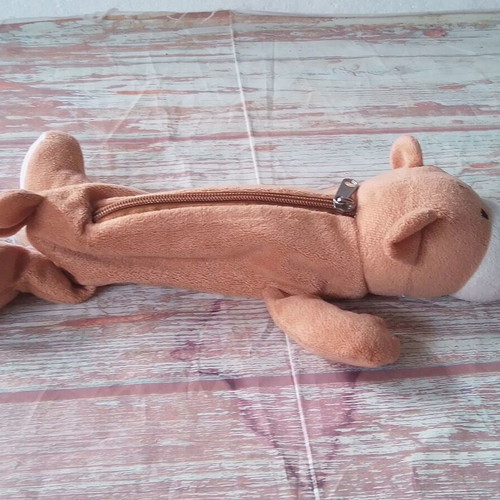 Plush dog pencil case BAMBIA used