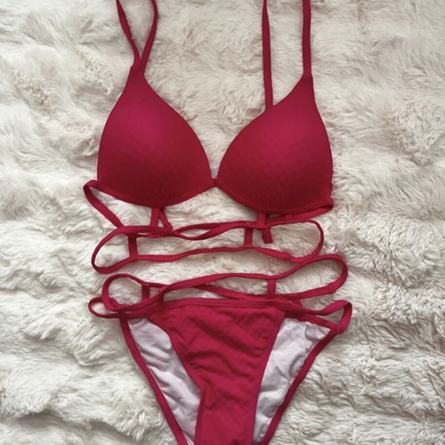 Bikini set pink new, size S