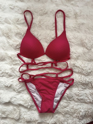 Bikini set pink new, size S