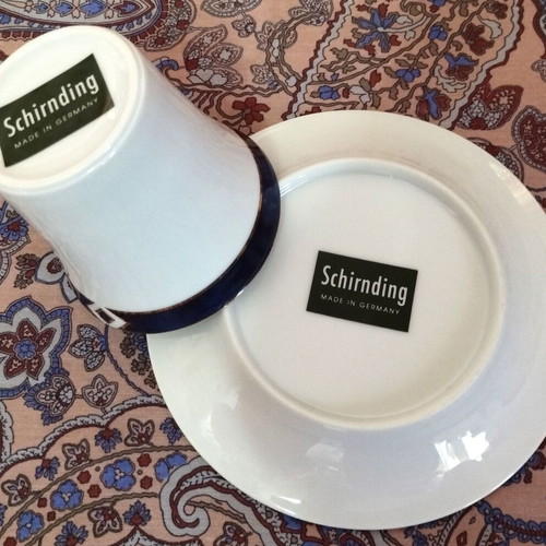 Schirnding Bavaria Studio Oscar coffee and tea cup set, 6 pcs