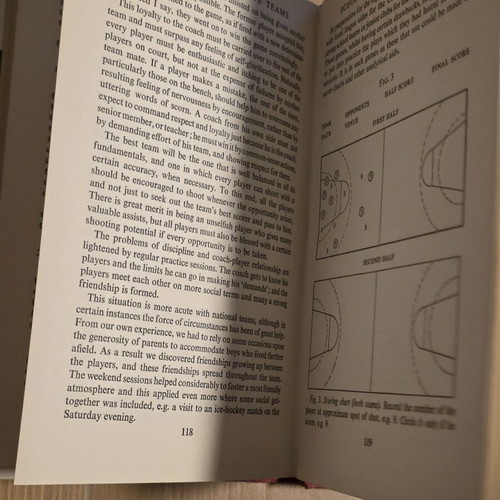 Basketball Coaching & Playing vintage book used