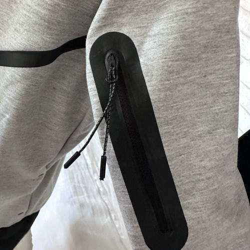 Nike hoodie jacket, size L, grey