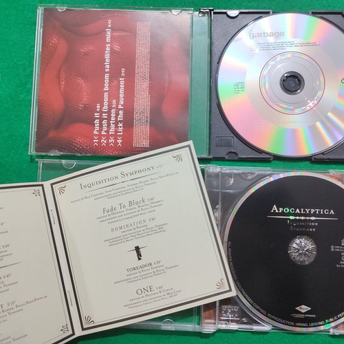 Garbage single "Push It" and Apocalyptica album "Inquisition Symphony" like new