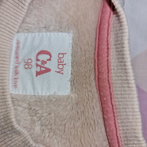 Velour shirt C&A 3 years 98cm beige like new