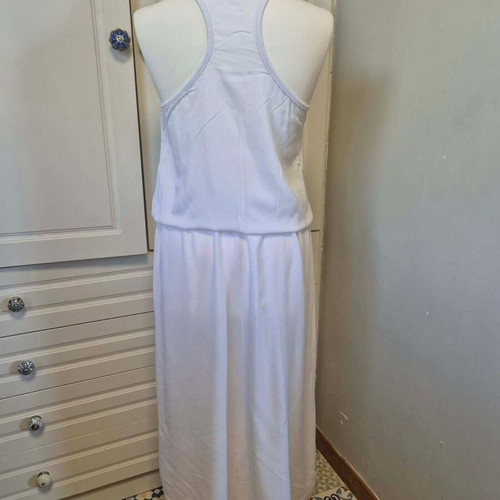 White maxi dress one size like new