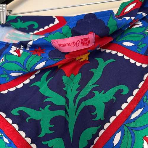 Karavan skirt with colorful patterns like new, blue