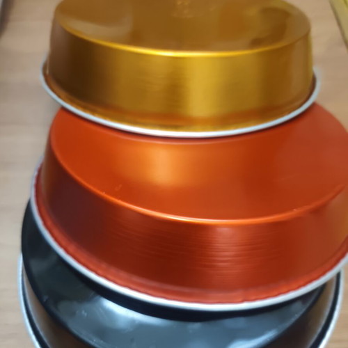 Set of 3 round baking pans 22 cm new