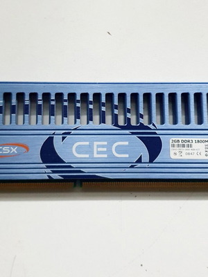 Μνήμη RAM CSX 2GB DDR3 1800MHz σαν καινούργιο με ψύκτρα