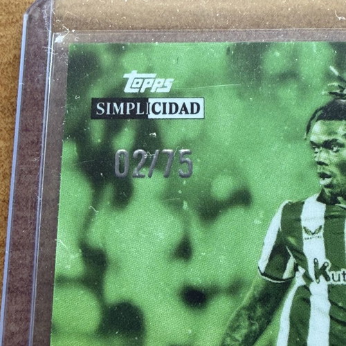 2025-26 Topps Simplicidad Nico Williams Athletic Club card new