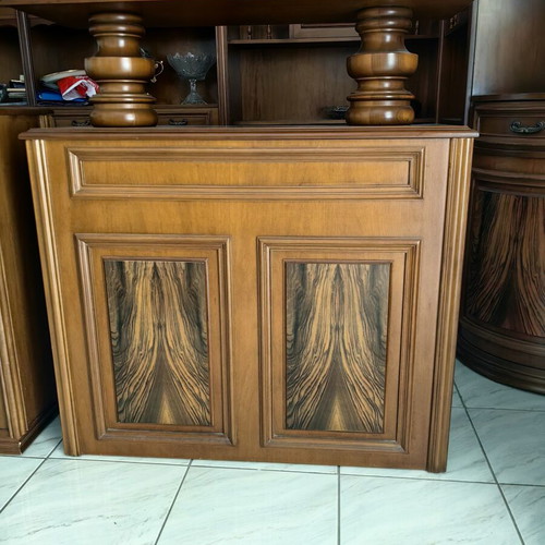 Vintage cabinets with storage space