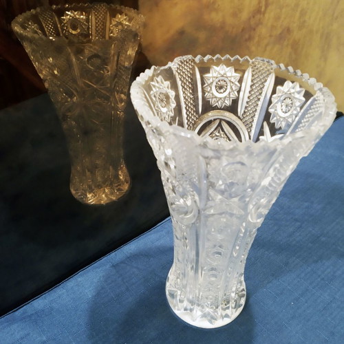Crystal Antique - Matched Tall Vase