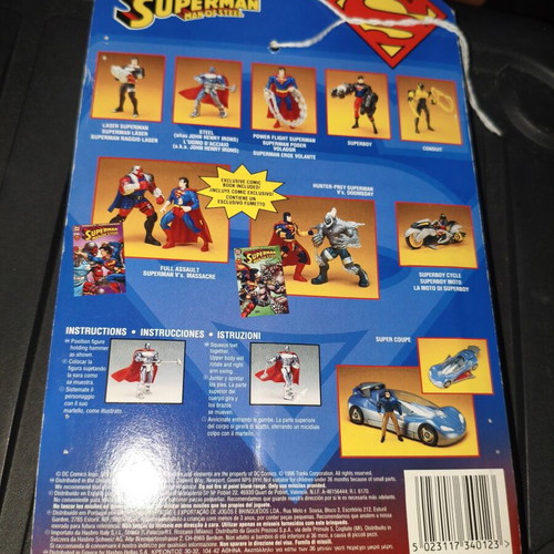 Steel action figure new for Superman Man of Steel series