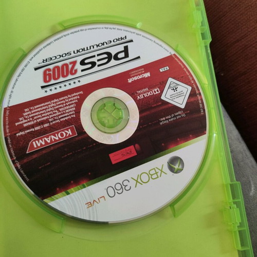 PES 2009 Xbox 360 Pro Evolution Soccer game