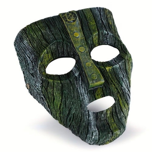 Classic Green Tree Bark Resin Mask New Unique Home Decor Piece