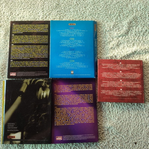 Music CD collection, 5 box sets, Greek and international