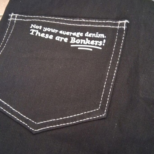 Protective Baggy Jeans new, black, size M 38cm waist