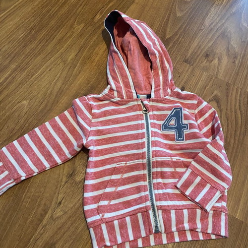Topomini jacket used with hood and zipper size 74