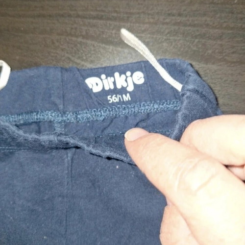 Dirkje navy blue baby leggings size 56