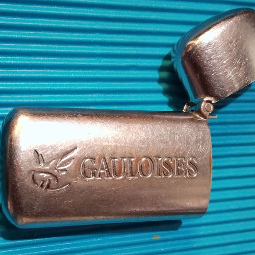 Gauloises lighter case used