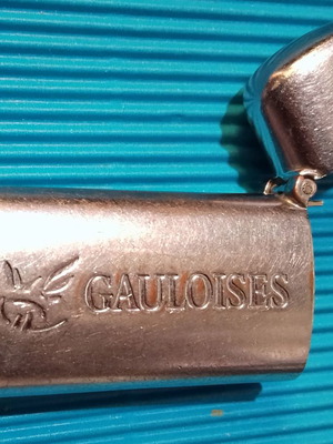 Gauloises lighter case used