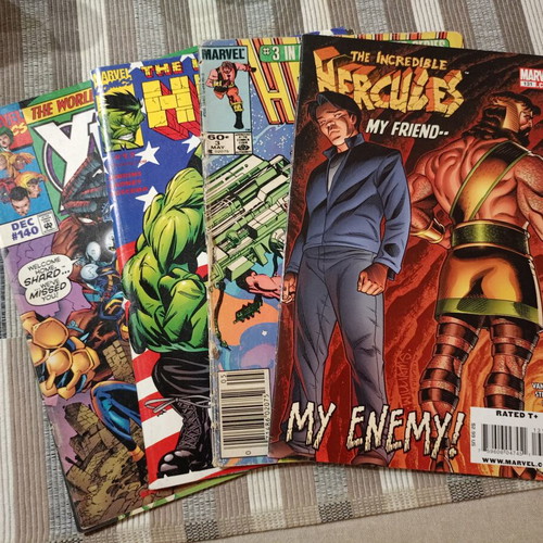 Marvel Comics lot with Hercules #131, #3, Hulk #17, X-Factor #140