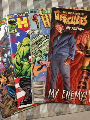 Marvel Comics lot with Hercules #131, #3, Hulk #17, X-Factor #140