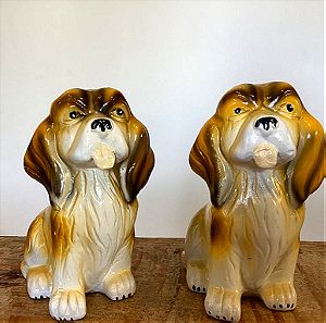 Κεραμικα vintage σκυλακια