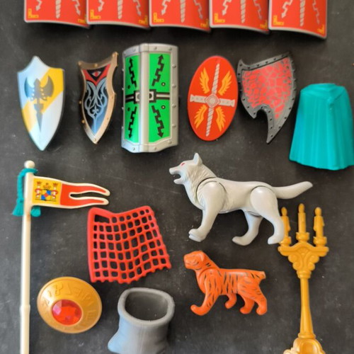 Playmobil φιγούρες σαν καινούργιο, σετ με άλογα, όπλα, άρματα, πατς