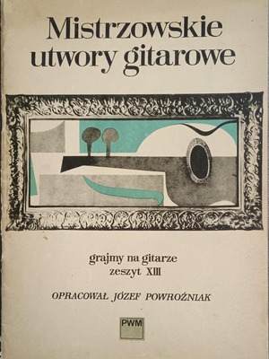 Guitar book used Mistrzowskie utwory gitarowe with Sor and Tarrega arrangements