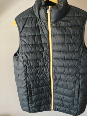 Men's dark blue quilted vest XL like new