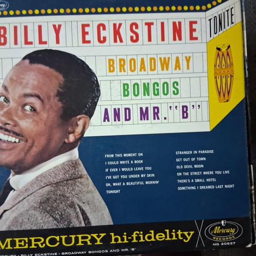 Billy Eckstine Broadway's Bongos and Mr. B vinyl record used, jazz